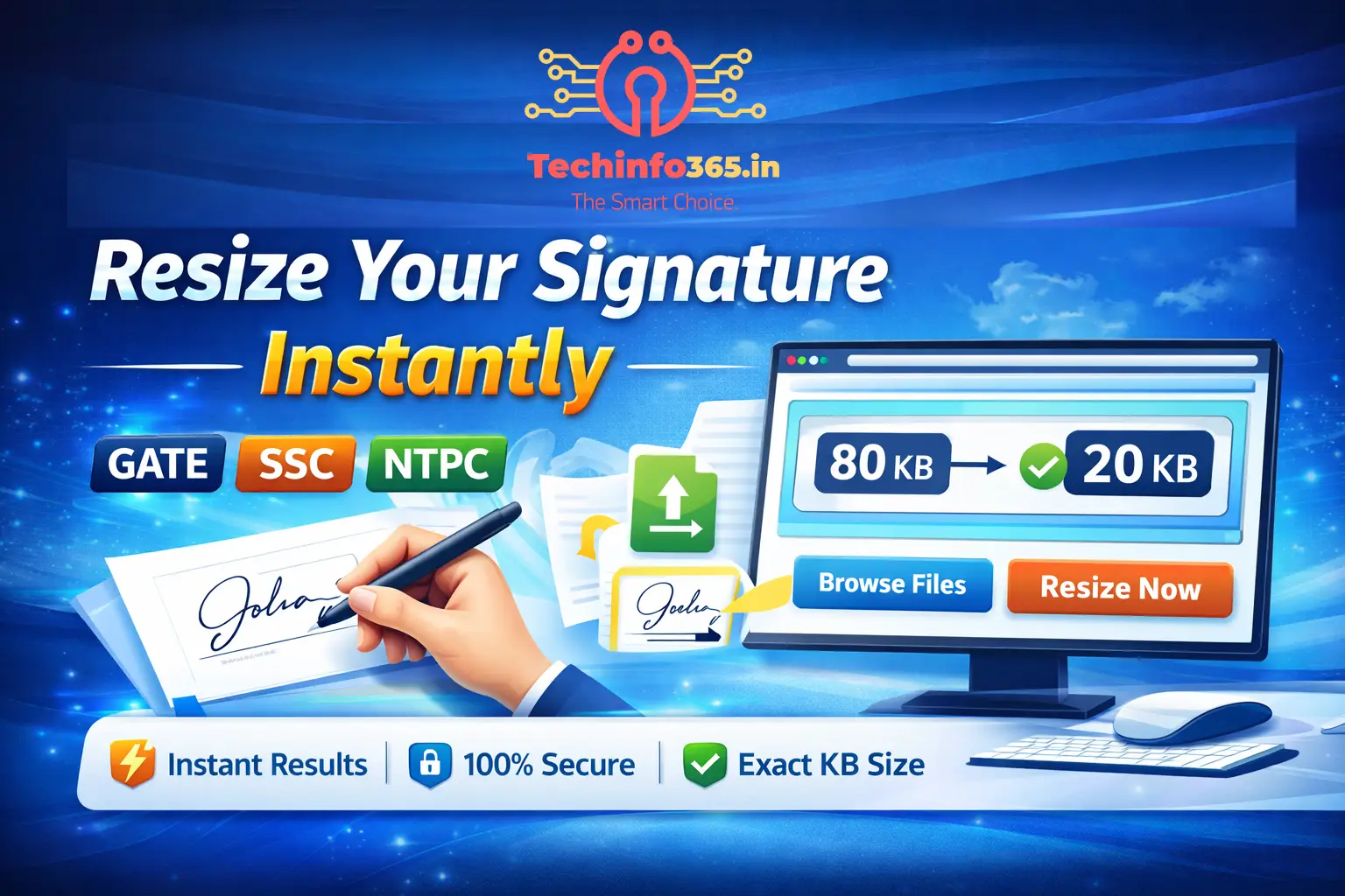 Resize Image to 50KB, 100KB for SSC, UPSC & Online Forms – Free Tools